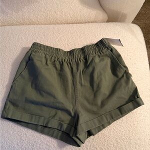 Forever 21 Olive Athletic Shorts